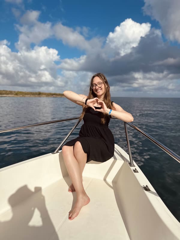 bealiie auf einem Boot